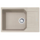 Franke Мийка кухонна Urban, фраграніт, прямокутник, з крилом, 780х500х220мм, чаша - 1, накладна, UBG 611-78 XL , сахара (1140574975)