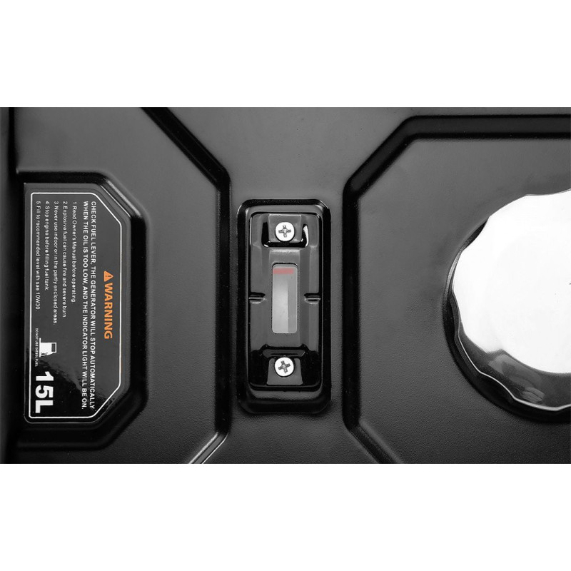 Graphite Генератор бензиновий 230В (1 фаза), 2/2.2кВт, ручний старт, AVR, 40кг (58G904)