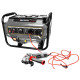 Graphite Генератор бензиновий 230В (1 фаза), 2/2.2кВт, ручний старт, AVR, 40кг (58G904)