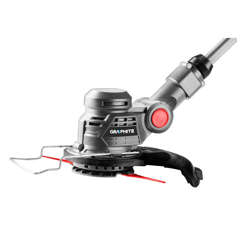 Graphite Тример садовий акумуляторний, 18В, з АКБ 2.0Аг та ЗП, ручка 1.1-1.4м, 25см, 1.8кг (58G030-BC)