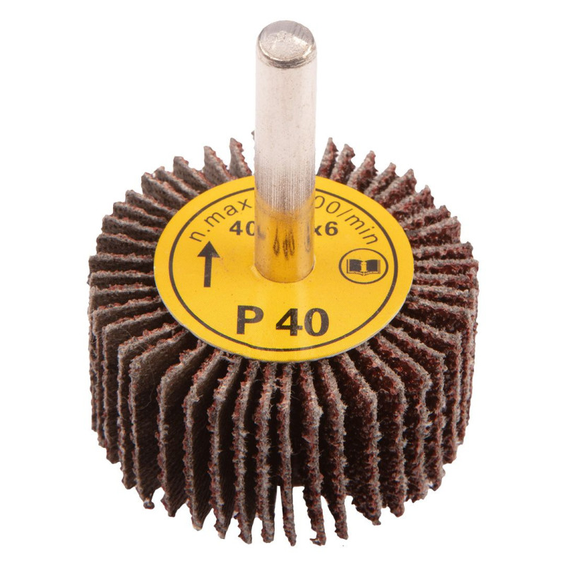 Graphite 55H754 Круги пелюсткові із хвостовиком, 40 x 20 мм, K40 (55H754)