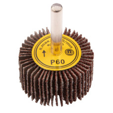 Graphite 55H755 Круги пелюсткові із хвостовиком, 40 x 20 мм, K60 (55H755)