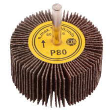 Graphite 55H759 Круги пелюсткові із хвостовиком, 60 x 30 мм, K80 (55H759)