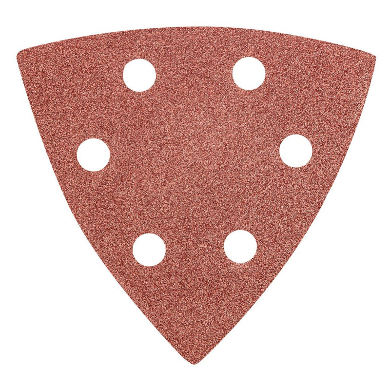 Graphite Шліфувальний папір на липучці тип DELTA [Насадка шліфувальна, 5шт, на липучці, тип DELTA 93x93мм, K80] (55H765)