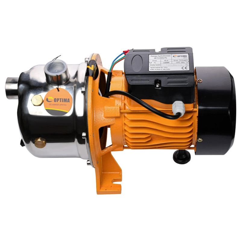 OPTIMA Насос поверхневий JET100S-PL, 3.6м куб., 1.1кВт, 230В (7579)