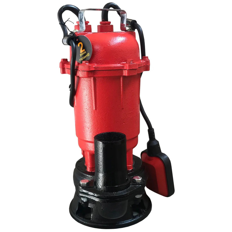 OPTIMA Насос фекальний WQD 10-12, 9000 л/год, вис. 12м, глиб. 5м, кабель 12м, 1.1кВт, 230В (8745)