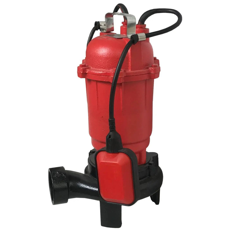 OPTIMA Насос фекальний WQD10-15DF,10000 л/год, вис. 15м, глиб. 5м, кабель 12м, 1.3кВт, 230В (12093)