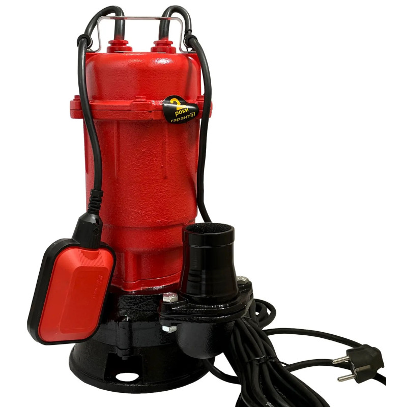 OPTIMA Насос фекальний WQD 8-12, 8000 л/год, вис. 12м, глиб. 5м, кабель 12м, 0.9кВт, 230В (9608)