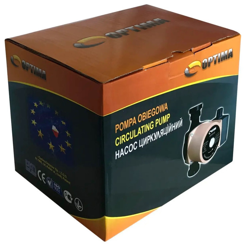 OPTIMA Насос циркуляційний OP25-60-180, G 1 1/4", 10 бар, 180мм, 110Вт, 230В (8158)