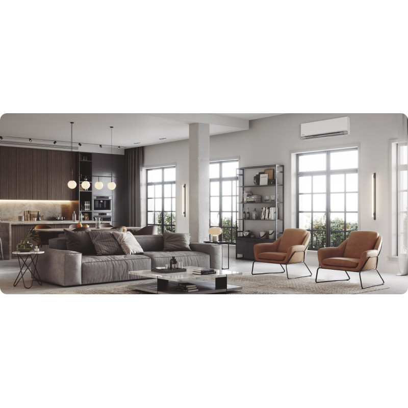 Panasonic Кондиціонер Etherea CS-Z20ZKEW/CU-Z20ZKE, 20 м2, інвертор, A+++/A++, до -20°С, Wi-Fi, R32, білий (CS-Z20ZKEW/CU-Z20ZKE)