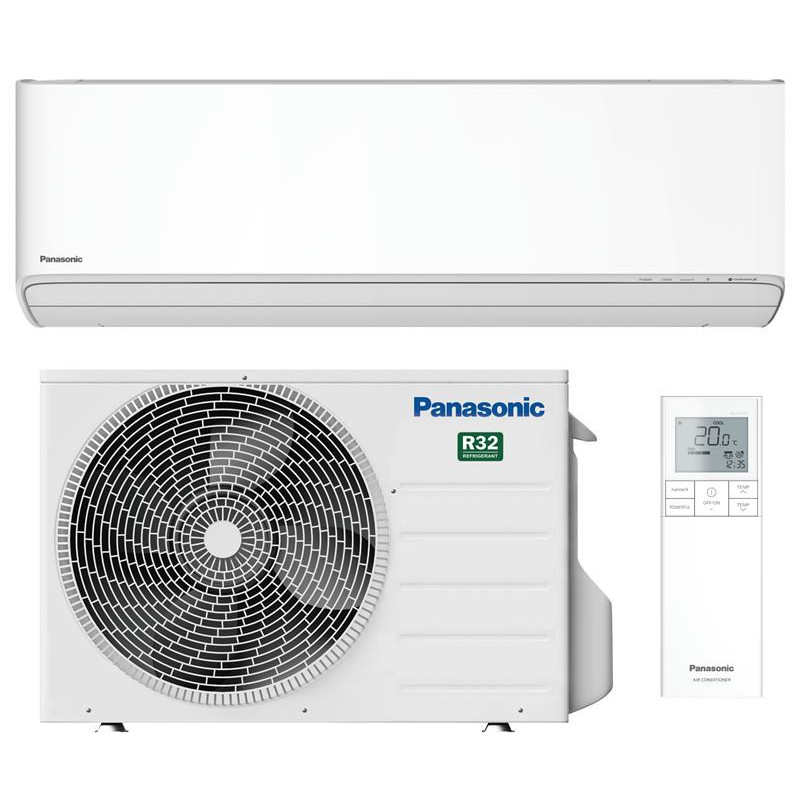 Panasonic Кондиціонер Etherea CS-Z20ZKEW/CU-Z20ZKE, 20 м2, інвертор, A+++/A++, до -20°С, Wi-Fi, R32, білий (CS-Z20ZKEW/CU-Z20ZKE)