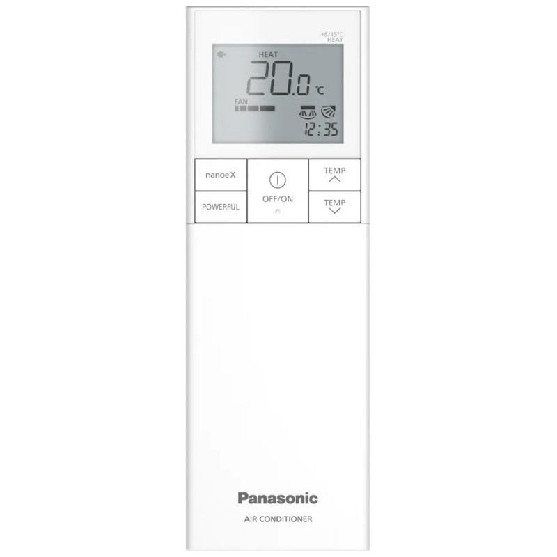 Panasonic Кондиціонер Nordic CS-HZ35XKE/CU-HZ35XKE, 35 м2, інвертор, A+++/A+++, до -25°С, Wi-Fi, R32, білий (CS-HZ35XKE/CU-HZ35XKE)