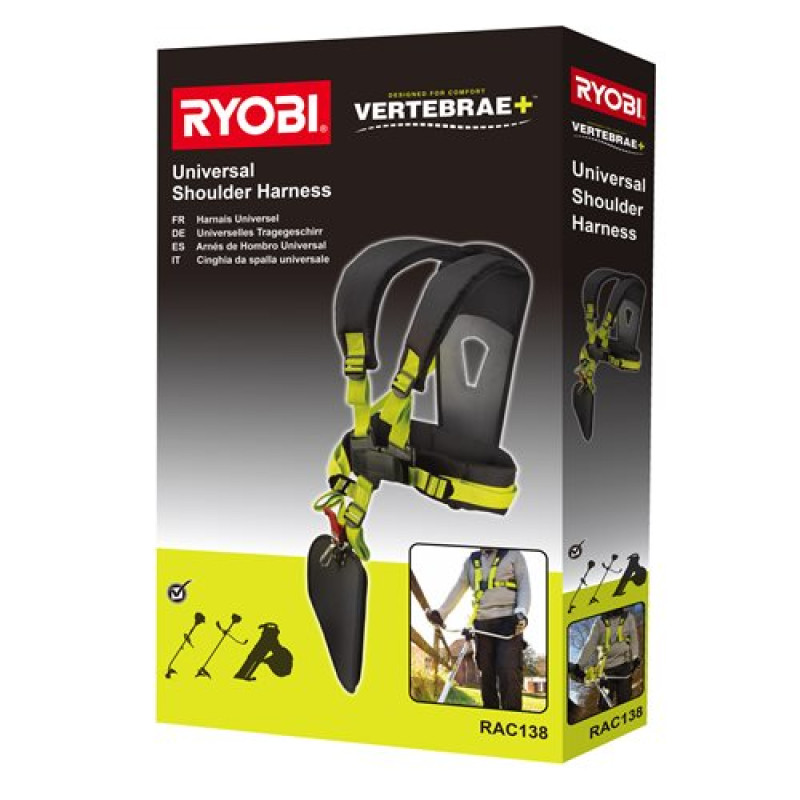 Ryobi Ремінь ранцевий RAC138 ергономічний Vertebrae+ 5132002706 (5132002706)
