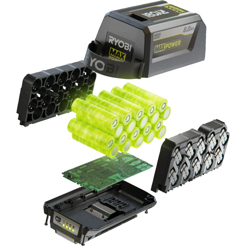 Акумулятор Ryobi Max Power RY36B80B High Energy 36В 8А·год 1.88кг (5133005911)
