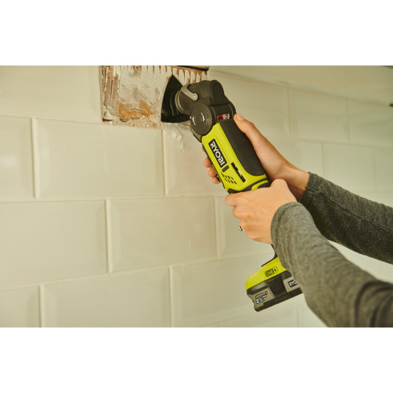 Ryobi Багатофункціональний інструмент R18MT-0 18В ONE+ 10000-20000об·хв 1кг без АКБ та ЗП (5133002466)