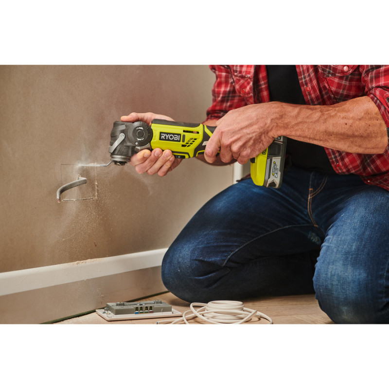 Ryobi Багатофункціональний інструмент R18MT-0 18В ONE+ 10000-20000об·хв 1кг без АКБ та ЗП (5133002466)