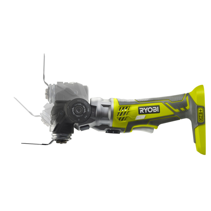 Ryobi Багатофункціональний інструмент R18MT-0 18В ONE+ 10000-20000об·хв 1кг без АКБ та ЗП (5133002466)