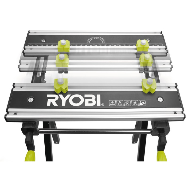 Ryobi Верстак складаний RWB03 600х570х760мм навантаження до 100кг 12.5кг (5133001780)