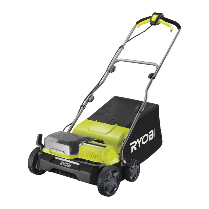 Ryobi Аератор-скарифікатор акумуляторний ONE+ RY18SFX35A-240 18В акб 2х4А·год 35см 55л 10кг (5133004549)