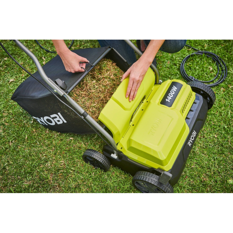 Ryobi Аератор-скарифікатор мережевий RY1400SF35B 1400Вт 35см 55л 11.2кг (5133004656)