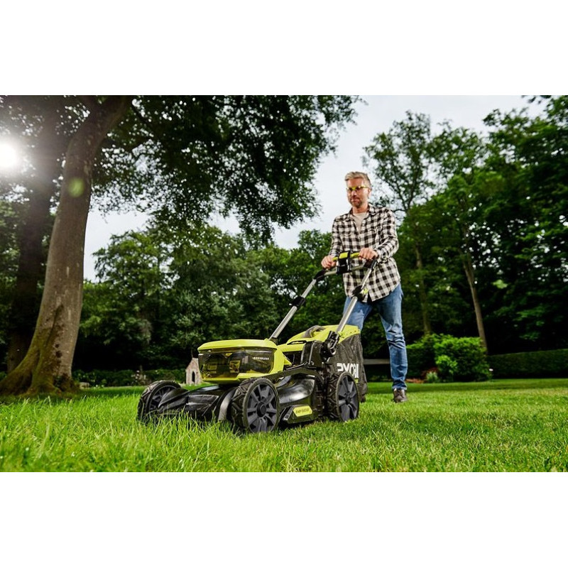 Ryobi Газонокосарка MAX POWER RY36LMX46A-140, 36В, акумуляторна, безщіткова, 46см, АКБ 1х4.0Ач (5133005586)