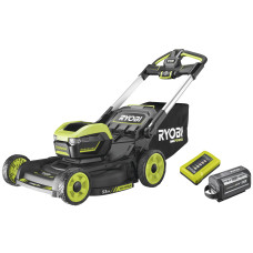 Ryobi Газонокосарка акумуляторна RY36LMXSP53A-160 самохідна MAX POWER 36В акб 1х6А·год дека 53см 70л 20-100мм 3в1 LED-фари до 3200м.кв (5133005802)
