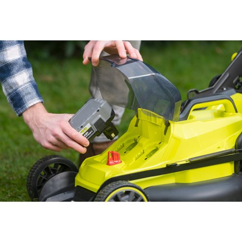 Ryobi Газонокосарка акумуляторна ONE+ RY18LMX40B-0 18В 40см 40л 25-70мм 18.2кг без АКБ та ЗП (5133005479)