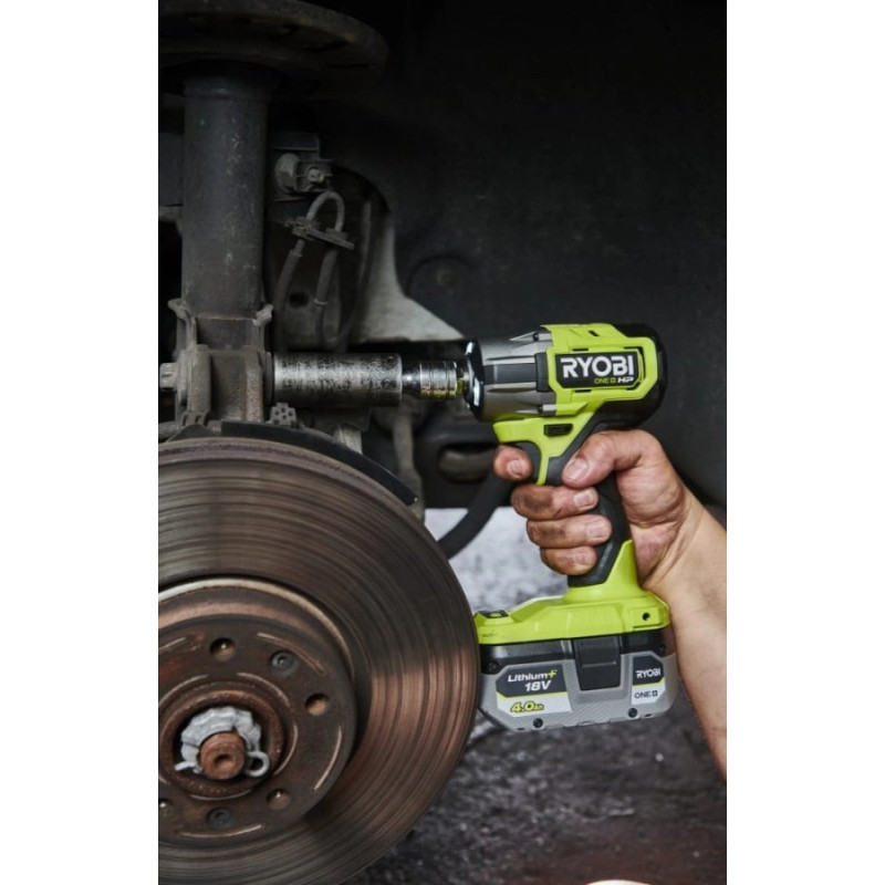 Гайковерт ударний акумуляторний Ryobi ONE+ HP RIW18C-0 18В 2800об·хв 450Нм 1/2" 4 швидкості 1.2кг без АКБ та ЗП (5133005898)