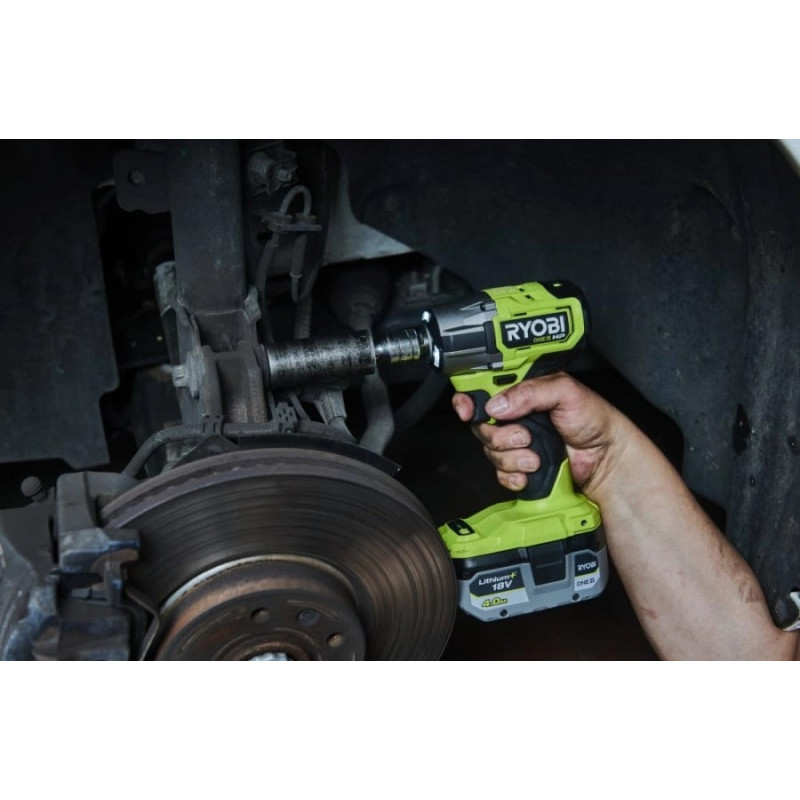 Гайковерт ударний акумуляторний Ryobi ONE+ HP RIW18C-0 18В 2800об·хв 450Нм 1/2" 4 швидкості 1.2кг без АКБ та ЗП (5133005898)