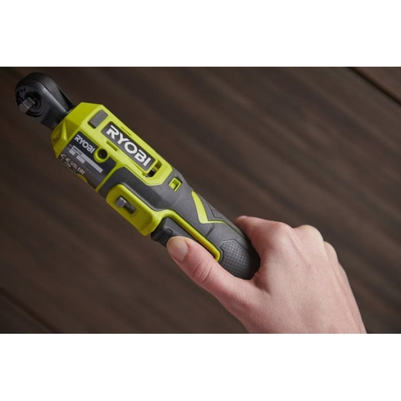 Ryobi Трещітка акумуляторна RR14W4-0 USB Lithium 4В 210об·хв 8Нм квадрат 1/4" 0.5кг без АКБ та ЗП (5133006311)