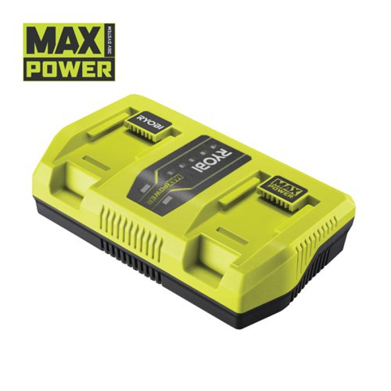 Ryobi Зарядний пристрій RY36C2PA, MAX POWER 36В, двопортовий 6А (5133005741)