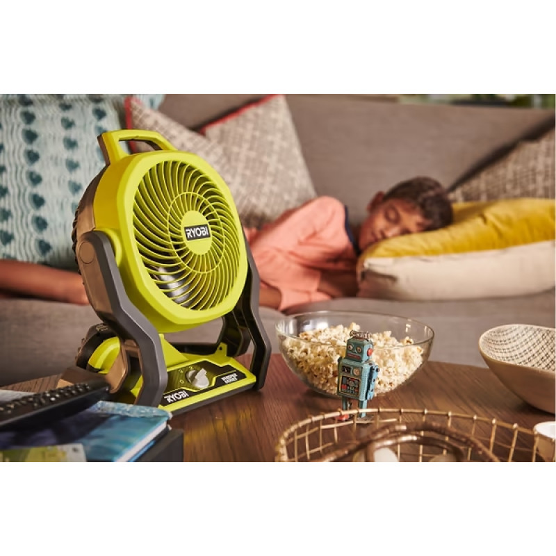 Ryobi Вентилятор акумуляторний ONE+ RF18-0 WHISPER™, 18В, (без АКБ та ЗП) (5133005596)