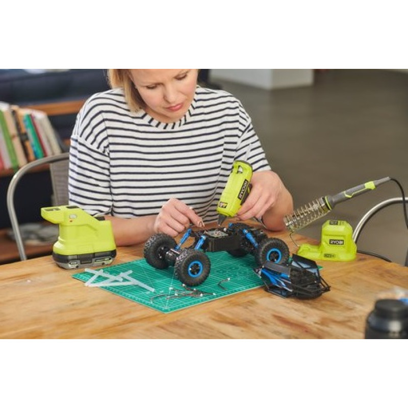 Ryobi Пістолет клейовий ONE+ RGLM18-0, акумуляторний, 18В, стрижень 7мм (без АКБ та ЗП) (5133005001)