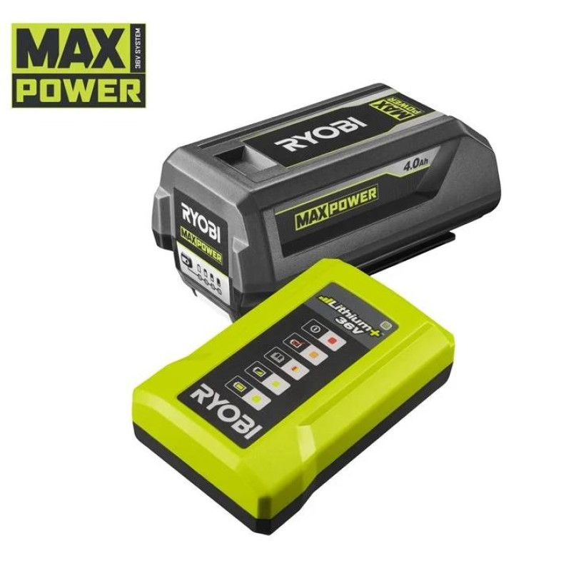 Набір акумулятора та зарядного пристрою Ryobi Max Power RY36BK17B-140 36В 1х4А·год ЗП 1.7А (5133006228)