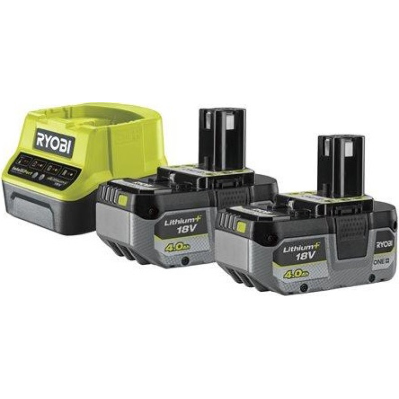 Ryobi Набір акумулятора та зарядного пристрою ONE+ RC18120-240X 18В 2х4А·год ЗП 2А (5133005092)
