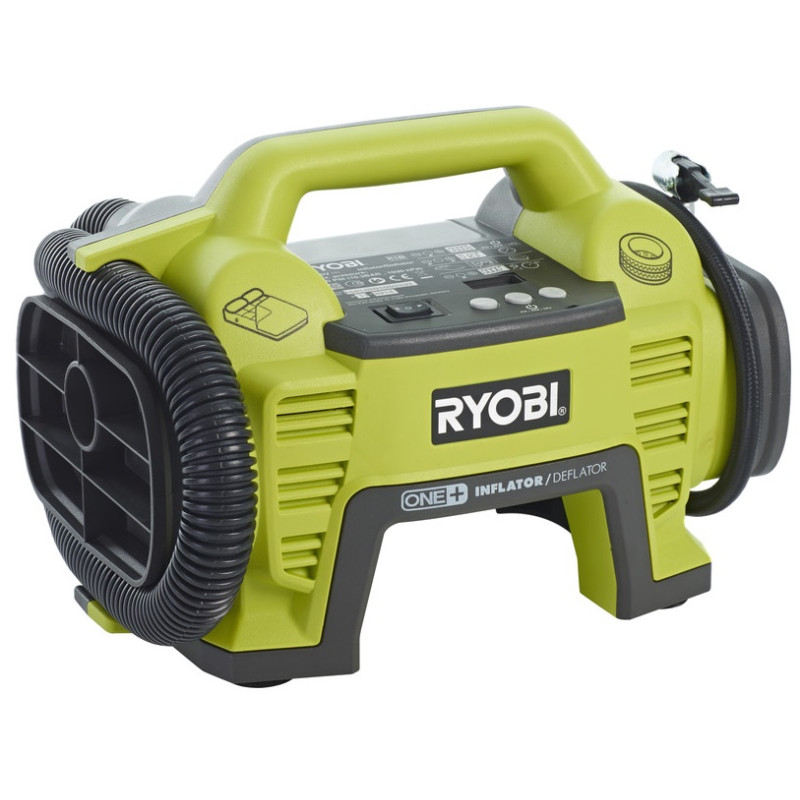 Ryobi Компресор автомобільний акумуляторний R18i-0, 18В ONE+, 10.3бар, без АКБ та ЗП (5133001834)