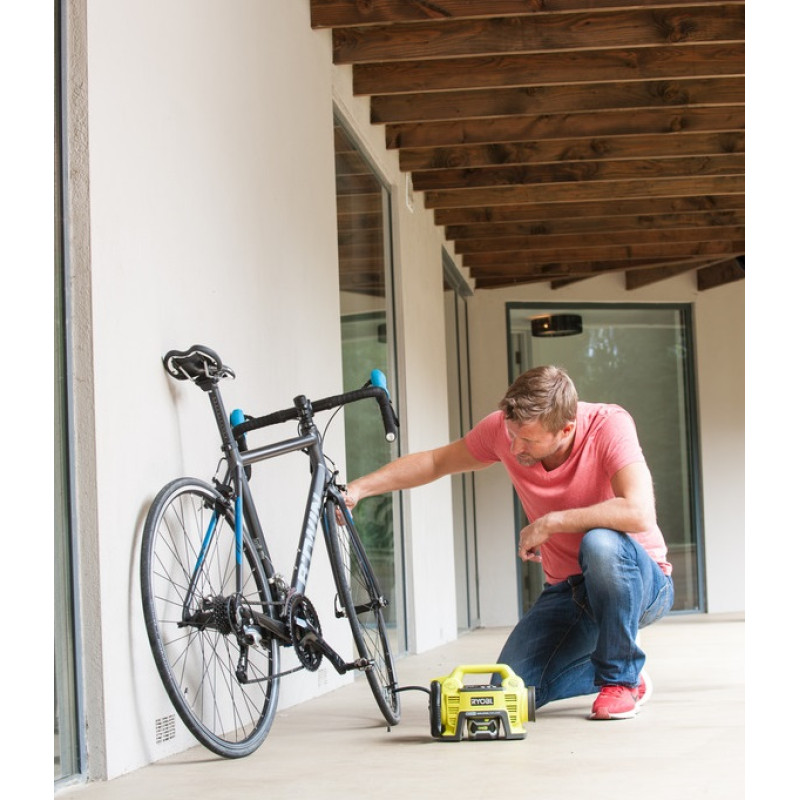 Ryobi Компресор автомобільний акумуляторний R18i-0, 18В ONE+, 10.3бар, без АКБ та ЗП (5133001834)