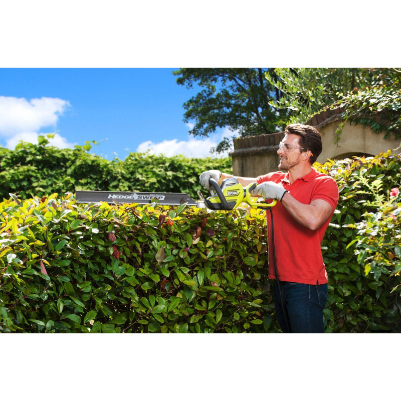 Ryobi Кущоріз мережевий RHT6760RL 650Вт 60см крок різу 30мм 4кг (5133003647)