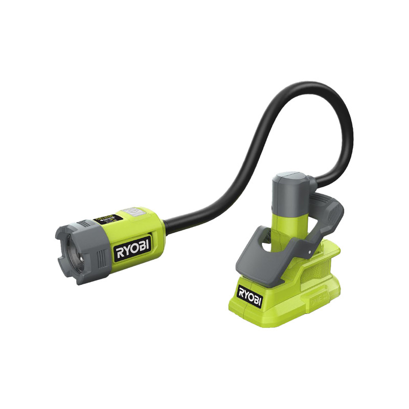 Ryobi Ліхтар RLCF18-0, 18В ONE+, 400лм, 2 режими, гнучка штанга, фокусування лінзи (без АКБ та ЗП) (5133005595)