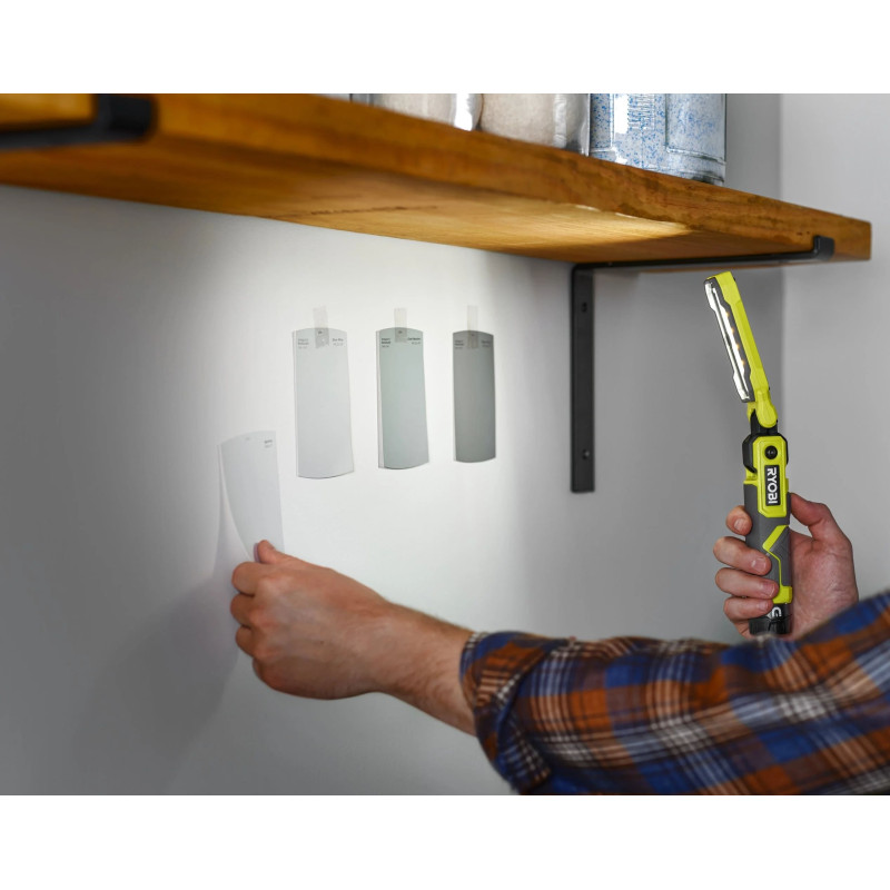 Ryobi Ліхтар інспекційний акумуляторний USB Lithium RLI4-120G, 4В, 2А·год, 650лм, 3 режими, магніт, затискач 0.17кг (5133006225)