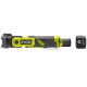 Ryobi Ліхтар ручний акумуляторний USB Lithium RLP4-120G, 4В, 2А·год, 640лм, 3 функції освітлення, поворотна головка, магніт, 0.18кг (5133006131)
