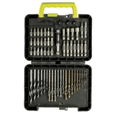Ryobi Набір біт та свердел RAK60DDF, 60шт. (39 біт та насадок+21 свердло) (5132002248)