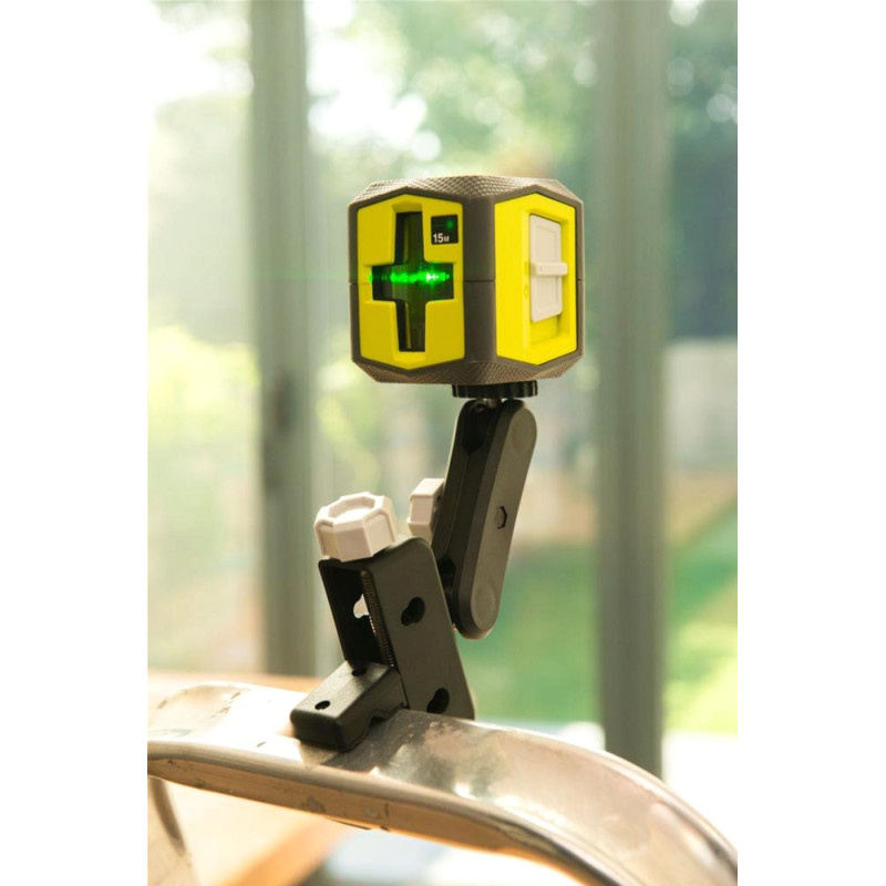 Ryobi Нівелір лазерний RBCLLG1 до 15м, перехресний, зелений промінь (5133004864)