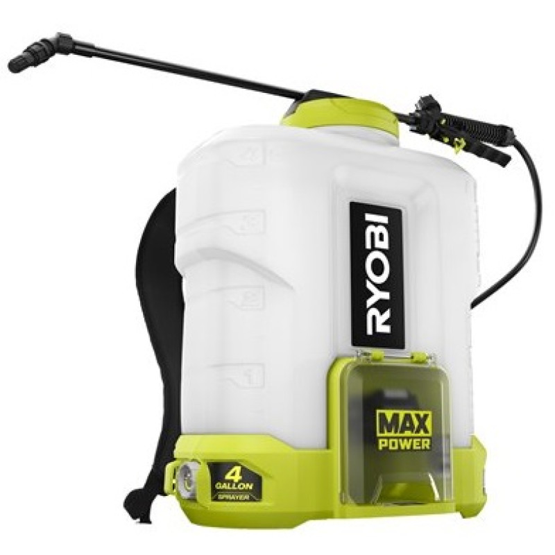 Ryobi Обприскувач акумуляторний Max Power RY36BPSA-0 15л 36В 0.6-2.5л/хв комплект насадок 5.8кг без АКБ та ЗП (5133005775)
