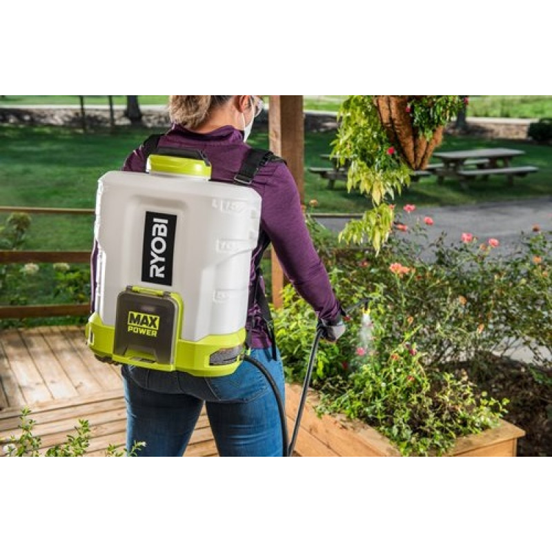 Ryobi Обприскувач акумуляторний Max Power RY36BPSA-0 15л 36В 0.6-2.5л/хв комплект насадок 5.8кг без АКБ та ЗП (5133005775)