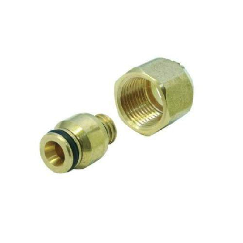 KAN-therm Соединитель латунный для многослойных труб 20х1 (1010040008)