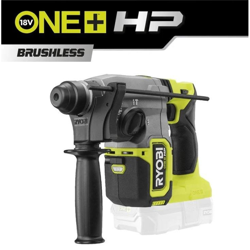 Перфоратор акумуляторний Ryobi ONE+ НР RSDS18X-0 SDS-plus 18В 2.5Дж 4 режими 2.5кг без АКБ та ЗП (5133004620)