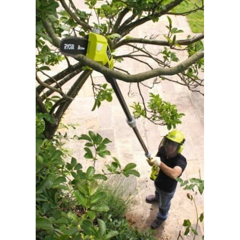 Ryobi Висоторіз ланцюговий акумуляторний ONE+ OPP1820 18В 20см 3м 3.7кг без АКБ та ЗП (5133001250)