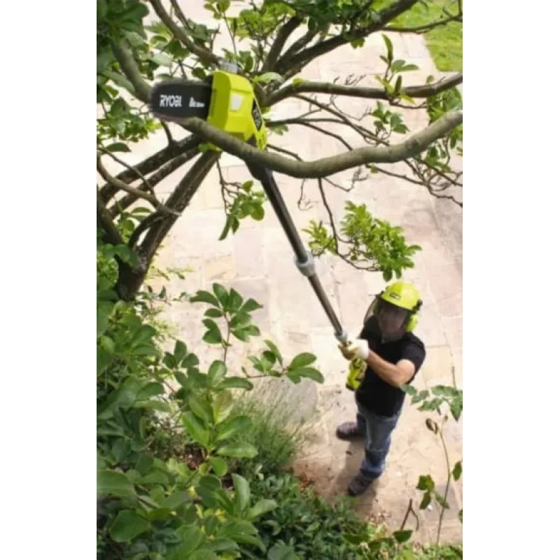 Ryobi Висоторіз ланцюговий акумуляторний ONE+ RPP1820-15S 18В акб 1х1.5А·год ЗП 20см 4м 3.7кг (5133003721)