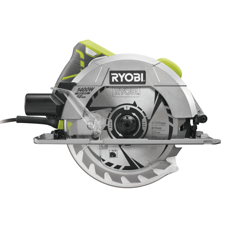 Ryobi Пила дискова RCS1400-G 1400Вт 190мм, 66мм, 5000 об/хв (5133002778)
